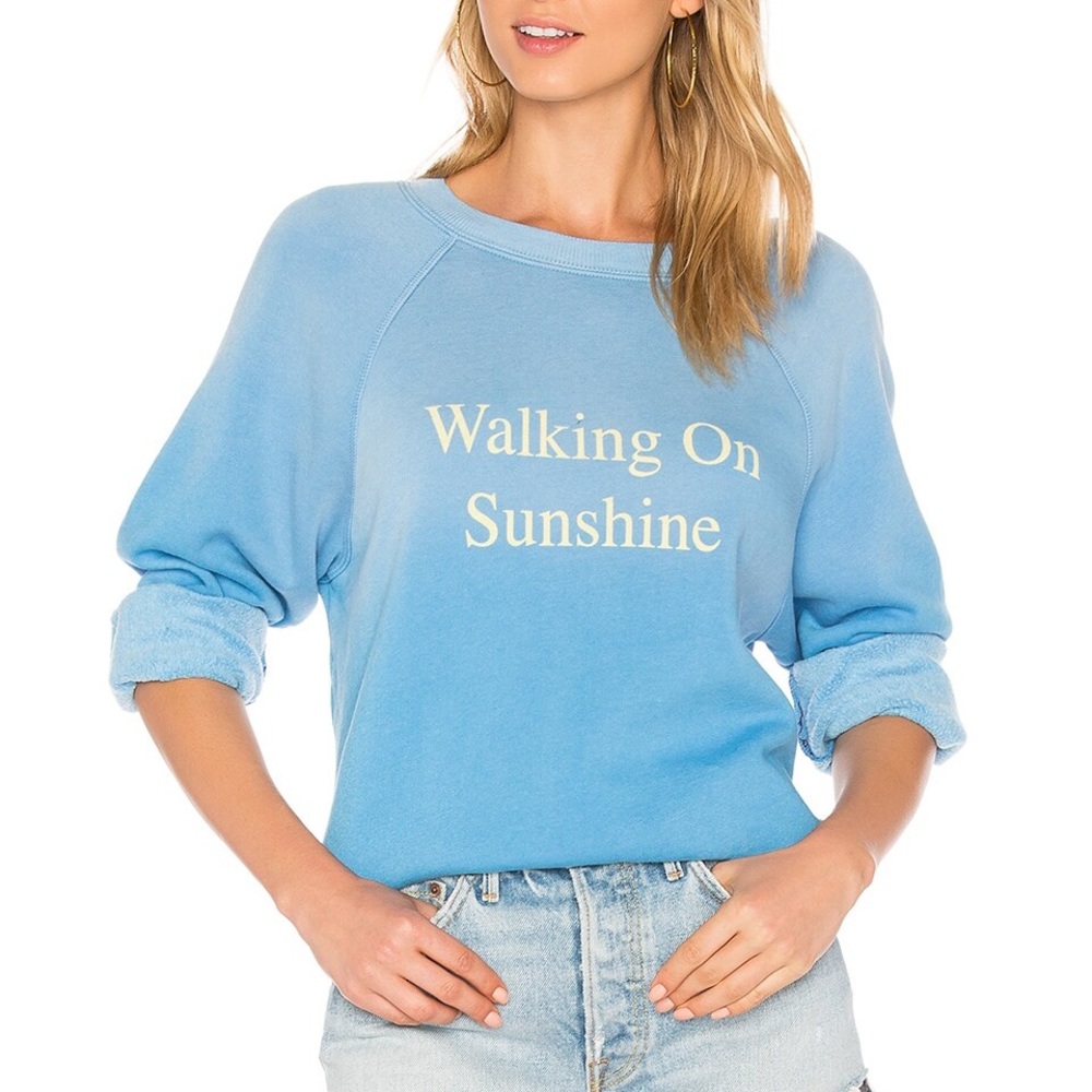 Wildfox Walking on Sunshine Sweatshirt Small